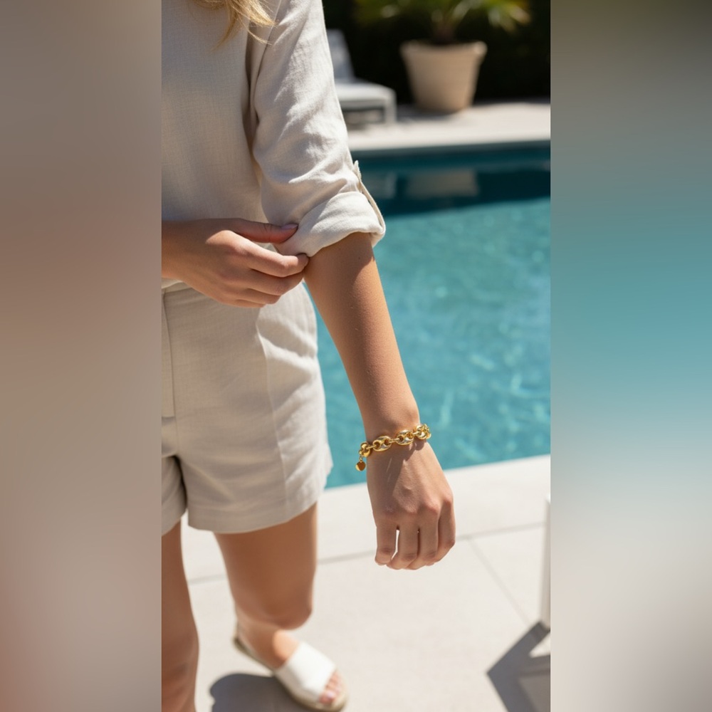 Mia Fiore 18K Gold Plated Bronze Bracelet New in Box - Picture 6 of 16